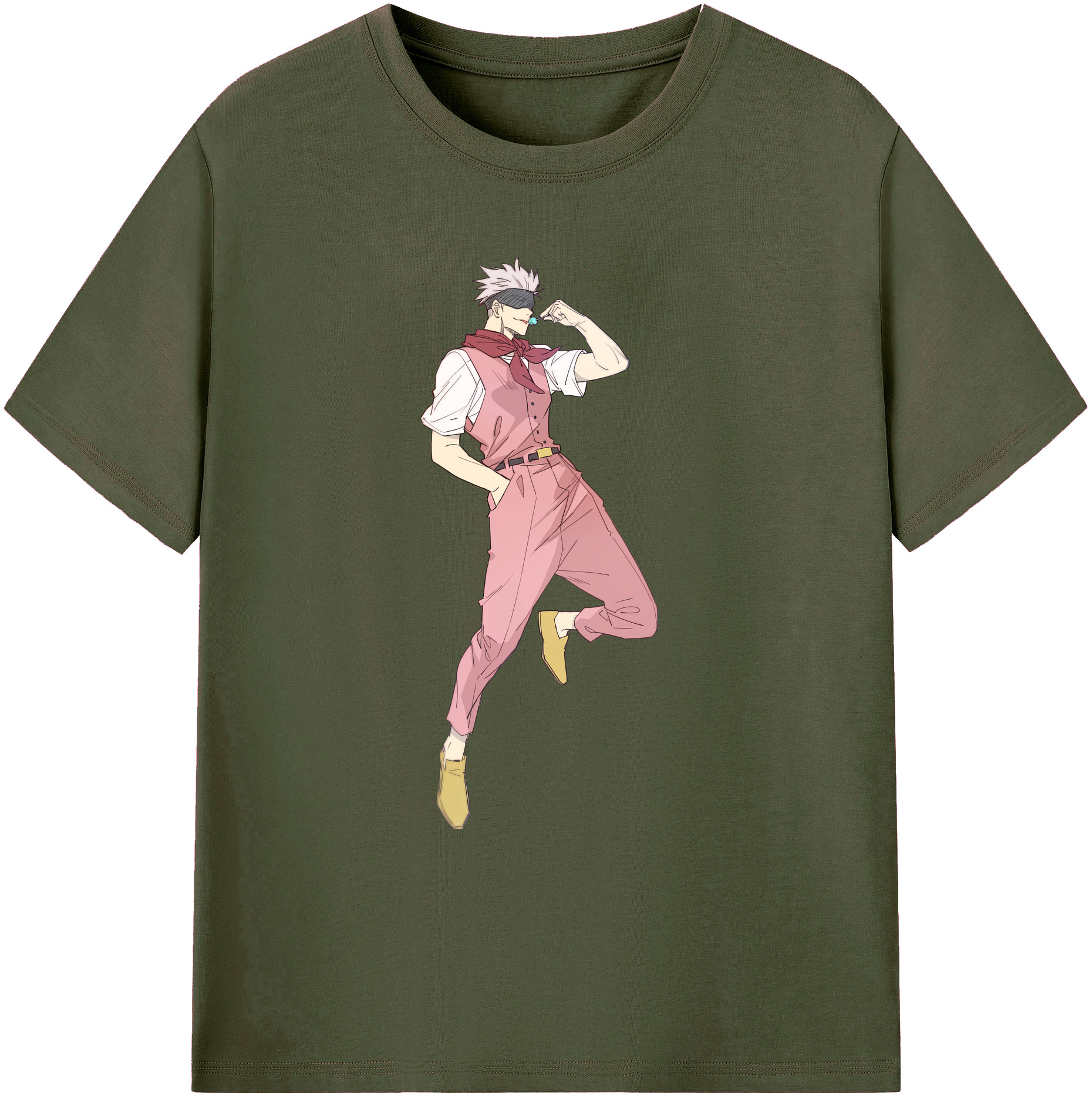 （画像用） 呪術廻戦 Jujutsu Kaisen 綿100％ メンズ半袖Tシャツ｜肌触りやわらか＆通気性